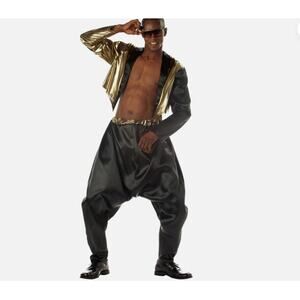 Old School Rapper MC Hammer Men's Adult Costume Small 38-42